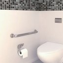 Ver imagem 3 de Barra de Apoio 30cm Kit 30 Unidades Inox Deficiente Idoso Gestante Criança Suporte Banheiro Box Evit