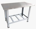 Ver imagem 1 de Mesa de Serviço Industrial Aço Inox 150x70 - Kenok