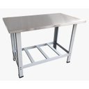 Ver imagem 1 de Mesa de Serviço Industrial Aço Inox 190x70 - Kenok