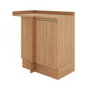 Ver imagem 3 de Balcão Canto Reto 1 Porta com Tampo Aroeira CabeCasa MadeiraOriginals