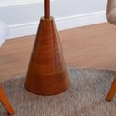 Ver imagem 2 de Mesa Lateral Cone em Madeira com Tampo Redondo Maiart