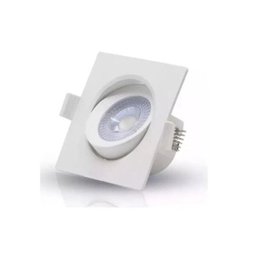 Spot LED Embutir Quadrado 5W Branco Quente 3000K Bivolt - 2
