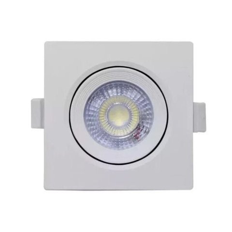 Spot LED Embutir Quadrado 5W Branco Quente 3000K Bivolt