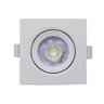Spot LED Embutir Quadrado 5W Branco Quente 3000K Bivolt - 1