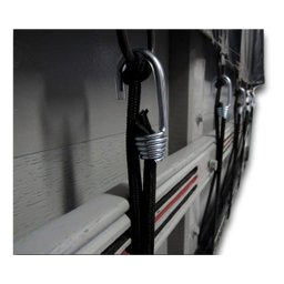 Elástico, Extensor , Com Gancho Em Metal, 60 Un Preto - 3