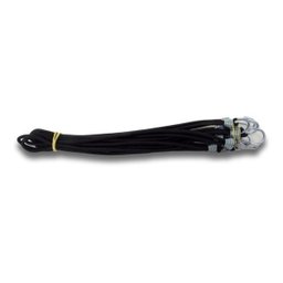 Elástico, Extensor , Com Gancho Em Metal, 60 Un Preto - 1