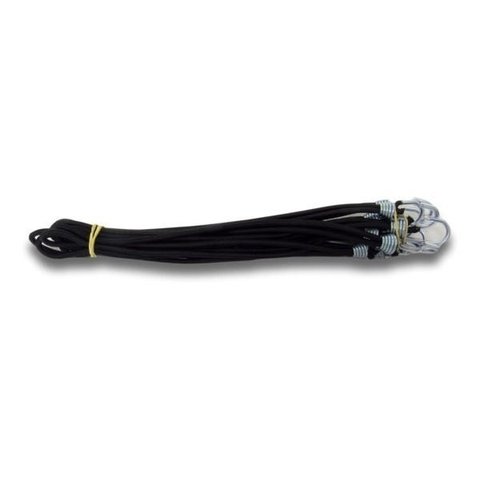 Elástico, Extensor , Com Gancho Em Metal, 60 Un Preto