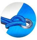 Ver imagem 3 de Pino + Extensor Azul para Fixar Capa Lona em Piscina 30 Peças