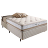 Conjunto Cama Box e Colchão Casal Molas Maxspring Spain Herval 138x188x66 cm - 1