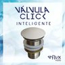 Válvula Click Flvx Hidro 1.1/4" VC114-CER Tampa Cerâmica Branca Grande e Inox - 2