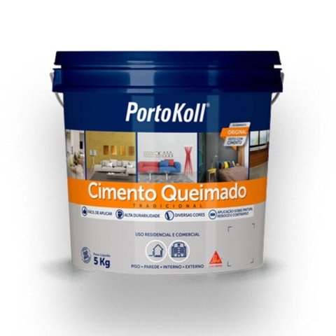 Cimento Queimado 5kg Carbono Portokoll