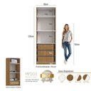 Ver imagem 5 de Módulo Guarda-Roupa 80cm com 2 Portas e Gavetas Integrato