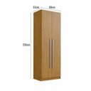 Ver imagem 2 de Módulo Guarda-Roupa 80cm com 2 Portas e Gavetas Integrato