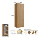 Ver imagem 6 de Módulo Guarda-Roupa 80cm com 2 Portas e Gavetas Integrato