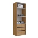Ver imagem 4 de Módulo Guarda-Roupa 80cm com 2 Portas e Gavetas Integrato
