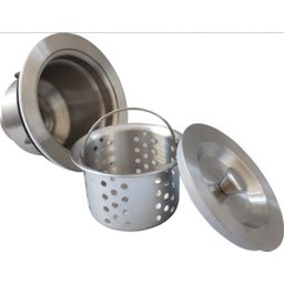 Válvula Higiênica Flvx Hidro 4.1/2" com Cesto Removível Inox - 2