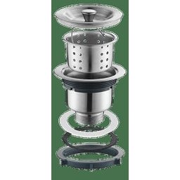 Válvula Higiênica Flvx Hidro 4.1/2" com Cesto Removível Inox - 5