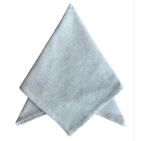 Guardanapo de Tecido Rafaela Cinza- Algodão, 40x40cm