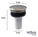 Ver imagem 3 de Válvula Click Flvx Hidro Vc78-glp Tampa Grande Inox e Plástico