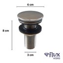 Ver imagem 3 de Válvula Click Flvx Hidro 7/8" Vc78-gin Tampa Grande Inox