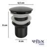 Válvula Click Flvx Hidro 1.1/4" Vc114-bla Inox Preto - 6