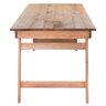 Mesa de Madeira Naturalle Dobrável Rústica 200x80cm Tramontina - 2