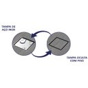 Ver imagem 4 de Ralo Oculto Duplo Flvx Hidro 15 x 15cm ROD-15 Inox