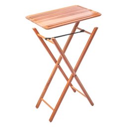 Bancada de Madeira Teca para Churrasco Tramontina 58 x 38cm Natural - 3
