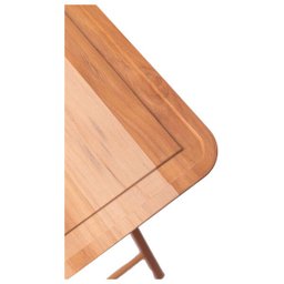 Bancada de Madeira Teca para Churrasco Tramontina 58 x 38cm Natural - 6