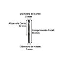 Ver imagem 2 de Fresa de Topo 1 Corte Downcut