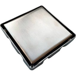 Ralo Oculto Duplo Flvx Hidro 10 X 10cm Rod-10 Inox - 1