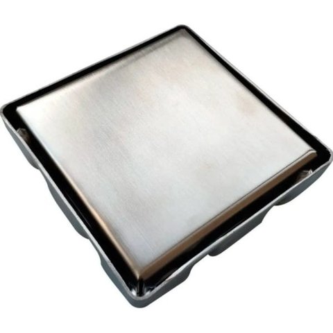 Ralo Oculto Duplo Flvx Hidro 10 X 10cm Rod-10 Inox