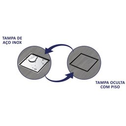 Ralo Oculto Duplo Flvx Hidro 10 X 10cm Rod-10 Inox - 4
