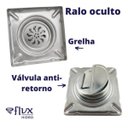 Ver imagem 5 de Ralo Oculto Duplo Flvx Hidro 10 X 10cm Rod-10 Inox