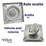 Ralo Oculto Duplo Flvx Hidro 10 X 10cm Rod-10 Inox - 5
