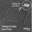 Ver imagem 2 de Ralo Oculto Duplo Flvx Hidro 10 X 10cm Rod-10 Inox