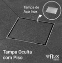 Ver imagem 2 de Ralo Oculto Duplo Flvx Hidro 10 X 10cm Rod-10 Inox