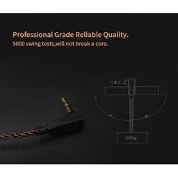 Cabo Kz Tipo C com Microfone para Fones Mod. Zsn / Zsn Pro / Zs10 Pro - 10