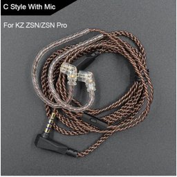Cabo Kz Tipo C com Microfone para Fones Mod. Zsn / Zsn Pro / Zs10 Pro - 5