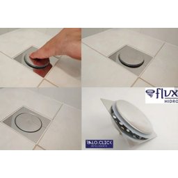 Ralo Click Flvx Hidro 15 X 15cm Rc-15 Inox - 2