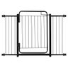 Portão Pet Seguraça Proteção Crianças Cachorros 129 a 134 Cm:preto - 2