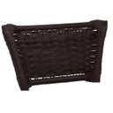 Ver imagem 3 de Kit 4 Banquetas Média Preta Junco Argila com Assento Marrom Fortmix