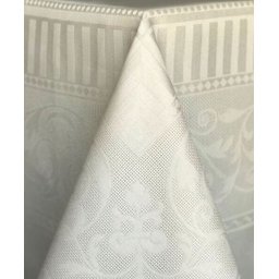 Toalha de Mesa Damasco Creme 100% Algodão - 180x250 - 2