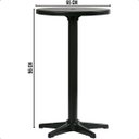 Ver imagem 2 de Mesa Bistrô Alta Aço Bar Cozinha Balcão Lanchonete