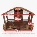 Ver imagem 4 de Kit Presépio 2 Resina 14 Peças 15 Cm com Casinha N3