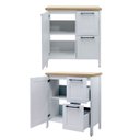 Ver imagem 4 de Gabinete Banheiro com Tampo 1 Pt 2 Gv 79 Cm Bn01 Cinza Dtall