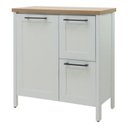 Ver imagem 1 de Gabinete Banheiro com Tampo 1 Pt 2 Gv 79 Cm Bn01 Cinza Dtall