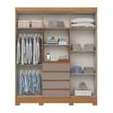 Ver imagem 4 de Guarda Roupa Casal 6 Portas 4 Gavetas B393