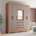 Ver mais imagens de Guarda Roupa Casal 6 Portas 4 Gavetas B393