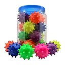 Ver imagem 1 de Brinquedo Para Cachorro Pote 12 Bola Cravo Borracha Pet Shop - Cores sortidas
